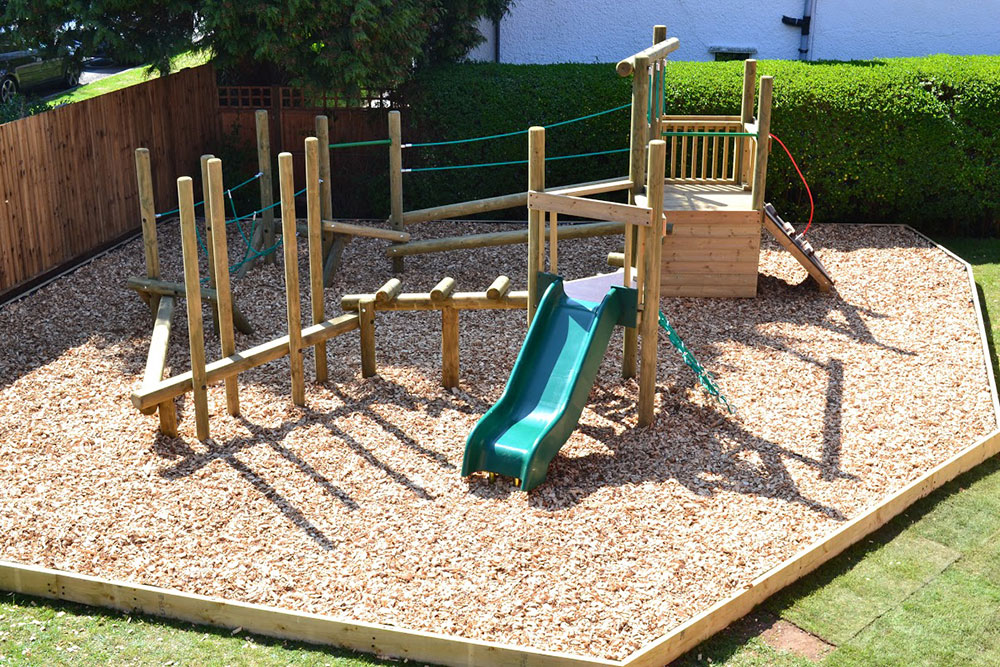 Bespoke Wooden Playground Slide & Equipment here at Setter Play