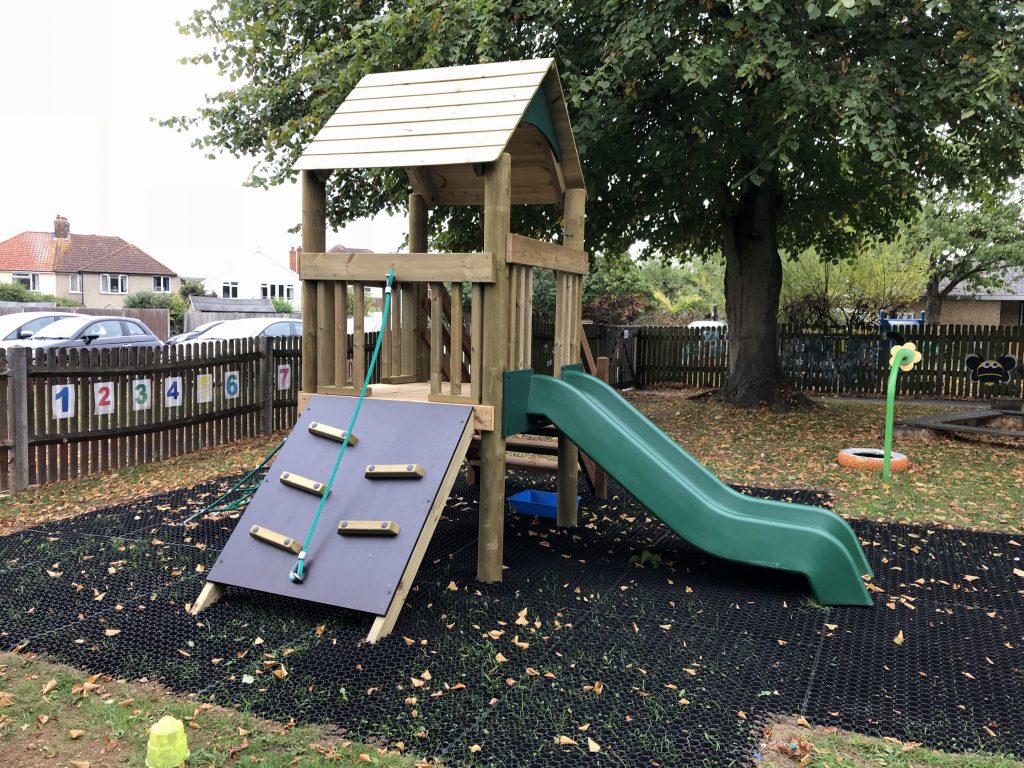 Case Study Timber Climbing Frame Preschool Setter Play