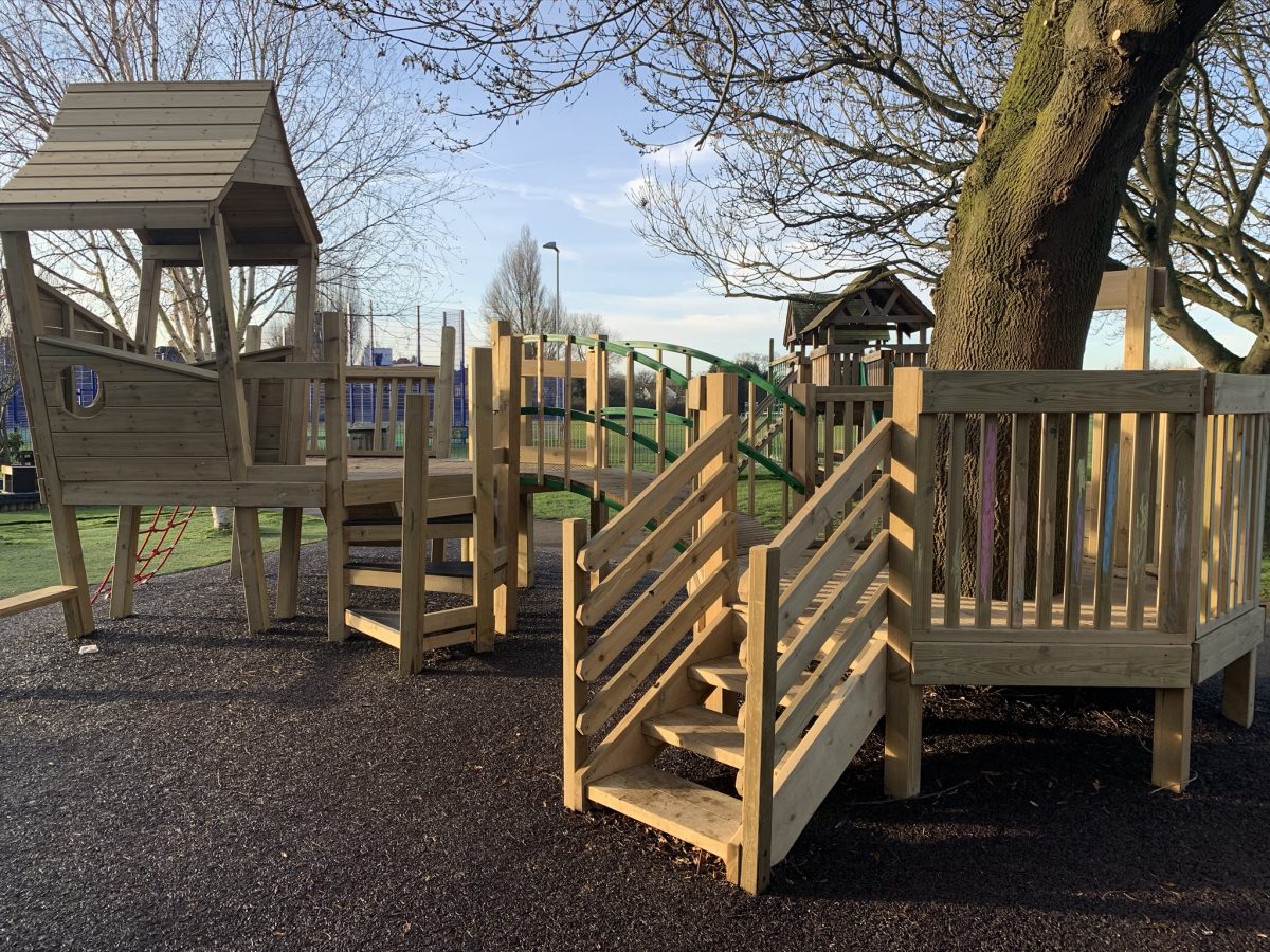 Treehouse primary school play area completed in West London
