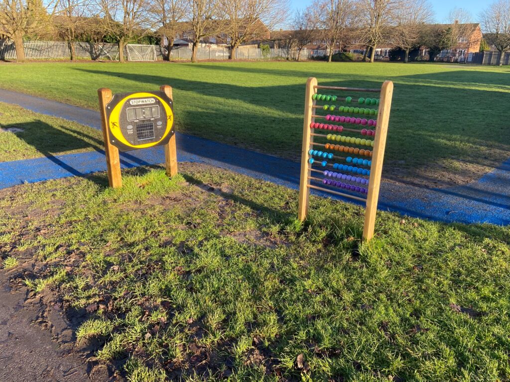 Outdoor Stopwatch and Abacus