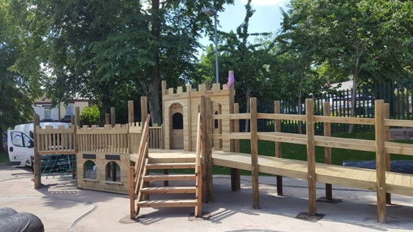 4 reasons to add a play castle to your school playground- Setter Play