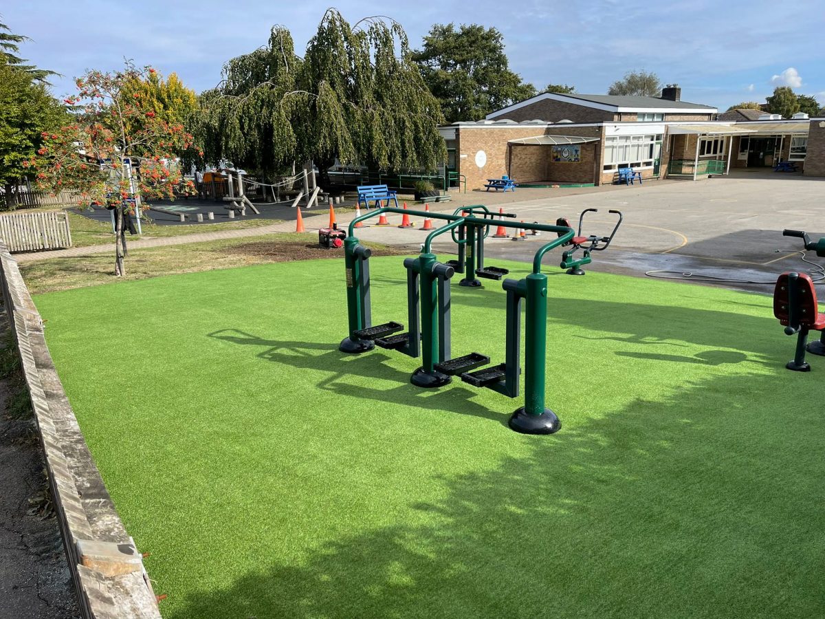 Outdoor Gym completed in Bedfordshire Setter Play