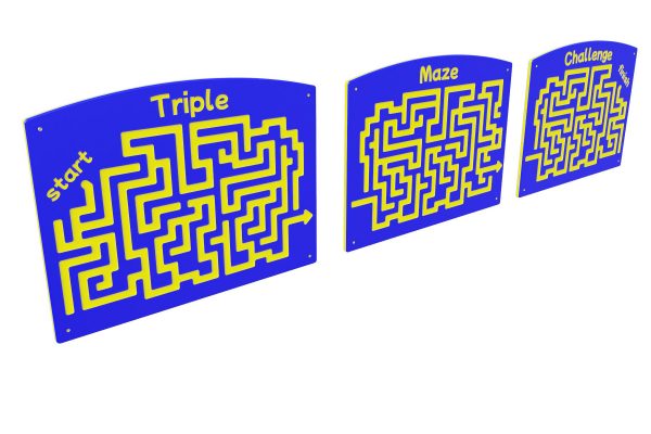 Triple Maze (3 panels)