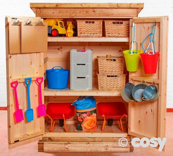 Changeable Shelving Shed