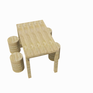 Table and Log Seats