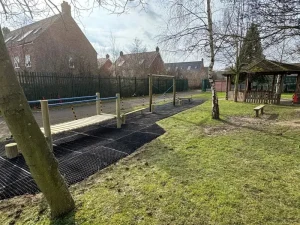 Adventure play area rubber matting