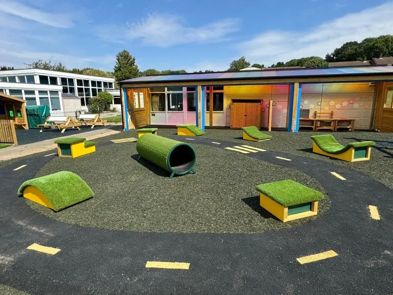 School playground equipment in West London