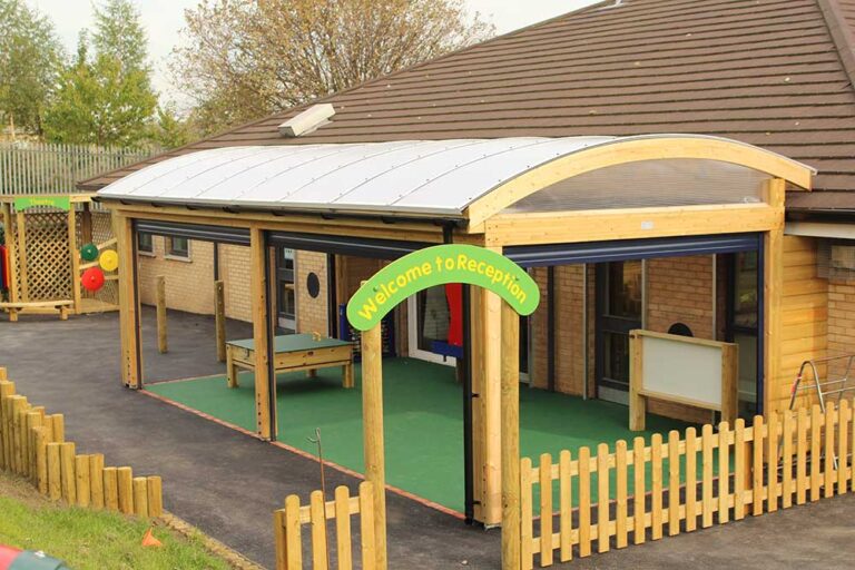 Bespoke School Canopies and Walkways - Setter Play