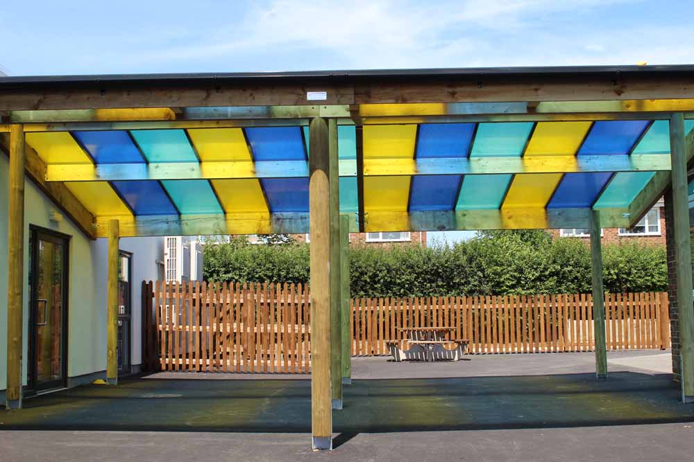 Walkway With Connecting Canopies - Setter Play