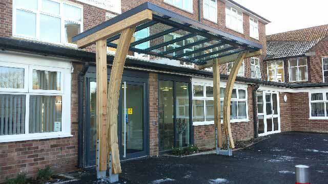 Bespoke Entrance Canopies - Setter Play UK