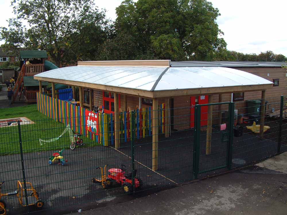 Steventon Curved Beam Canopies - Setter Play